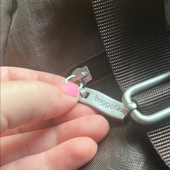 Bagallini Brown Leopard Print Backpack - Picture 9 of 10